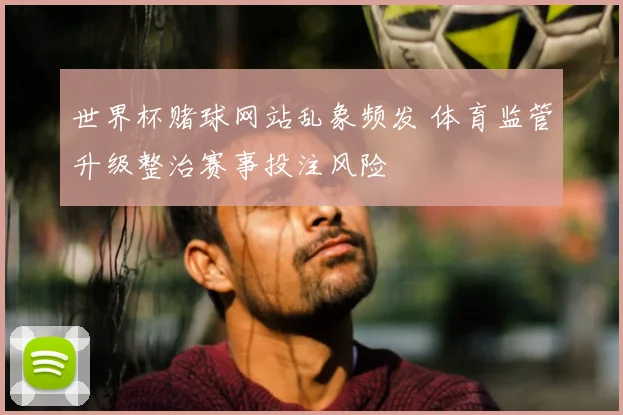 世界杯赌球网站乱象频发 体育监管升级整治赛事投注风险